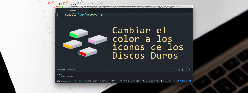 Cambiar el color a los iconos de los Discos Duros